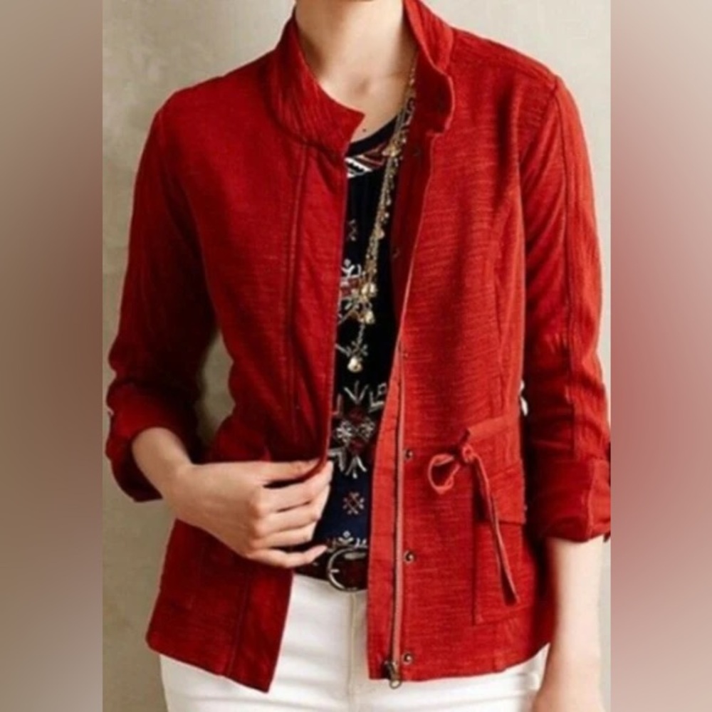 ANTHROPOLOGIE Saturday Sunday zip up lightweight jacket